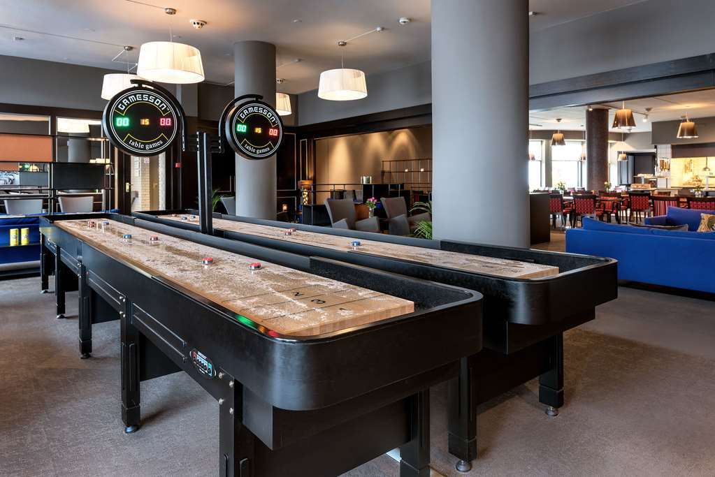 Hotell Vic Порсґрунн Ресторан фото